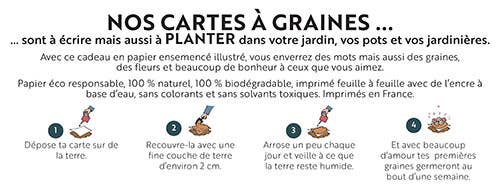 Carte à planter papier maman