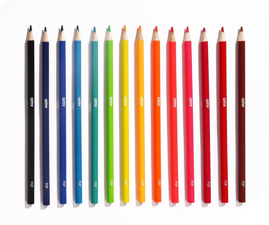 crayons de couleur pop 