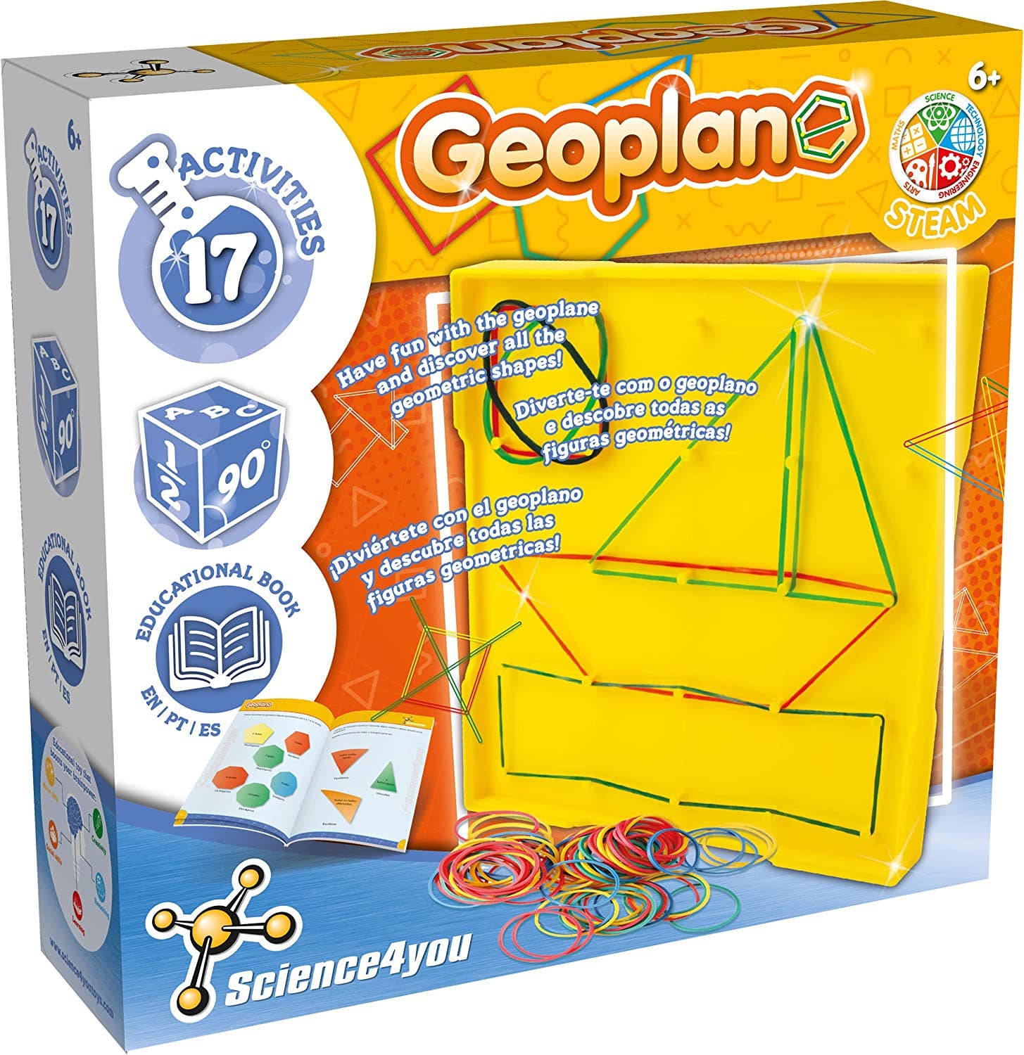DIY] Géoplan, formes géométriques et repères spatiaux {Montessori